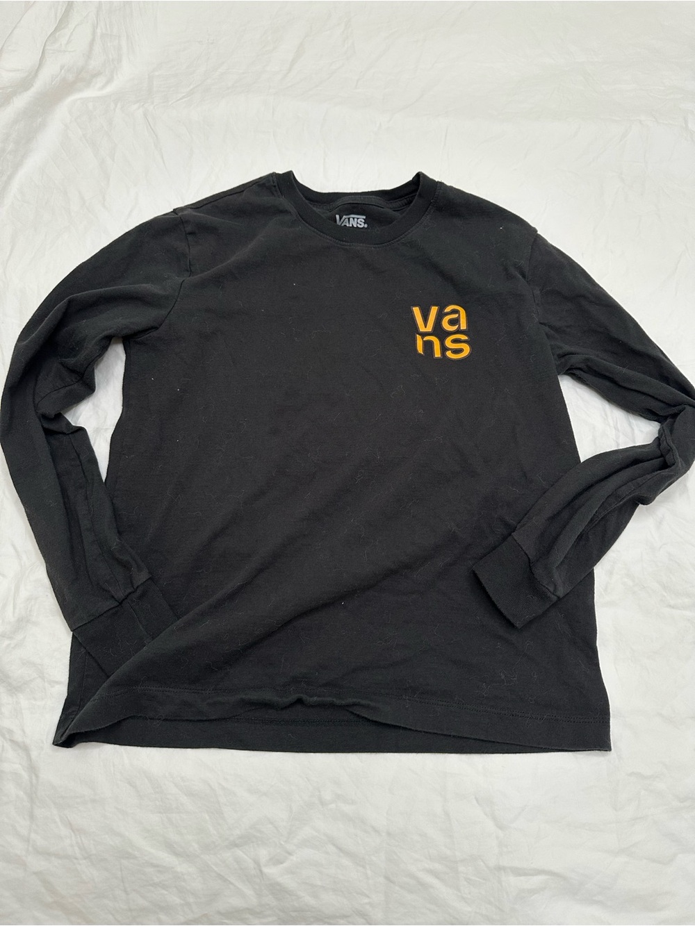 Vans Black Long-Sleeve Tee SZ M